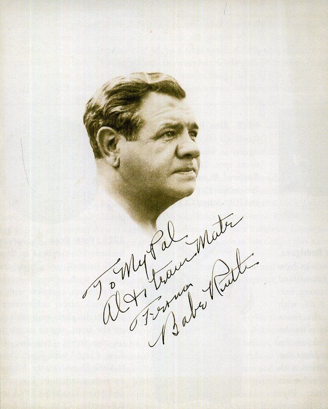 BABE RUTH Signed Photo Poster paintinggraph - US Baseball Legend - Preprint