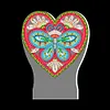 DIY Diamond Painting 7 Color Night Light Lamp Home Decoration Ornament Gift Kit(Heart)