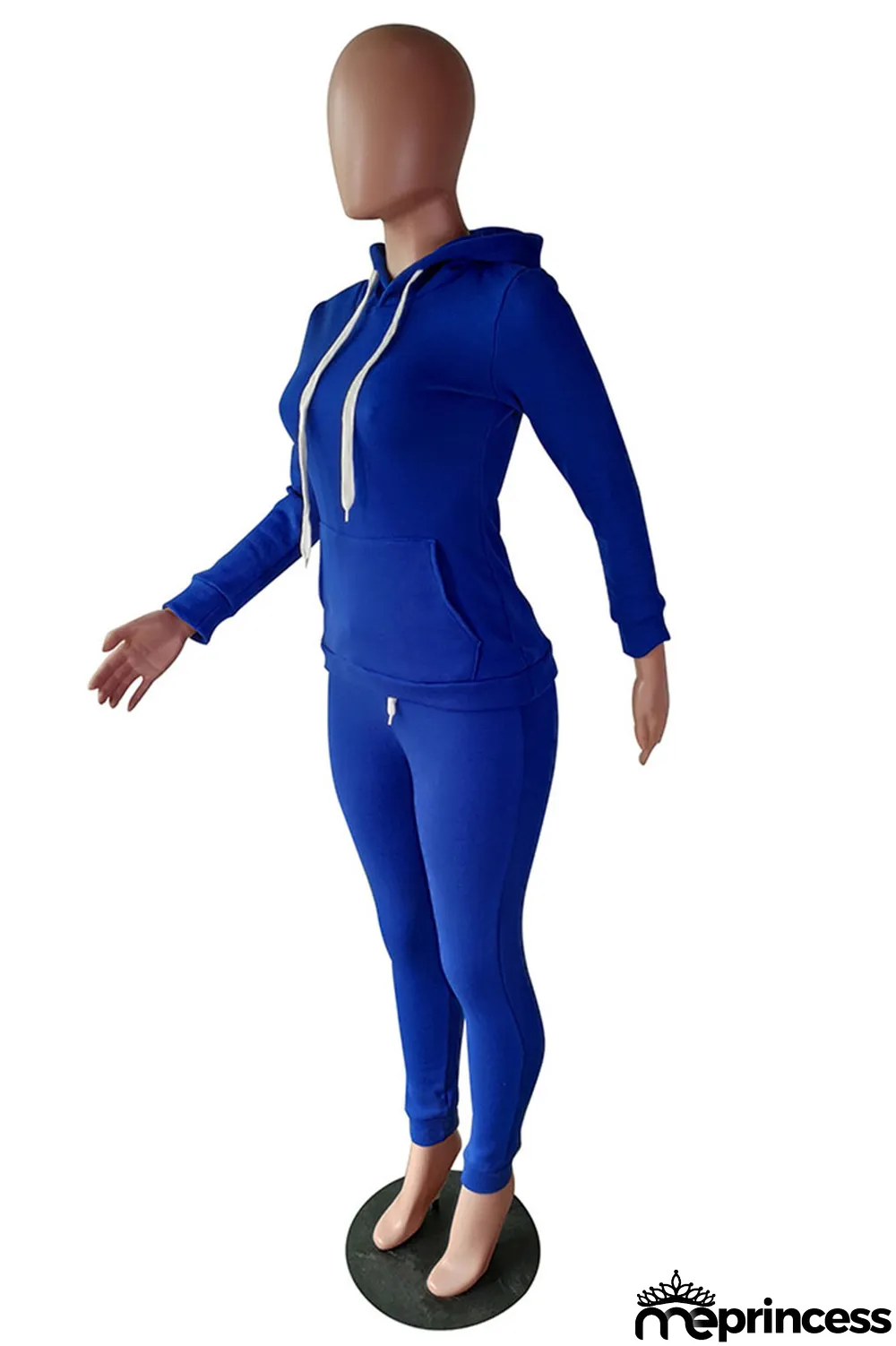 Grey Casual Solid Hooded Collar Plus Size