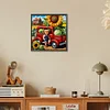 Diamond Painting-DIY Full Round Drill Sunflower Truck
