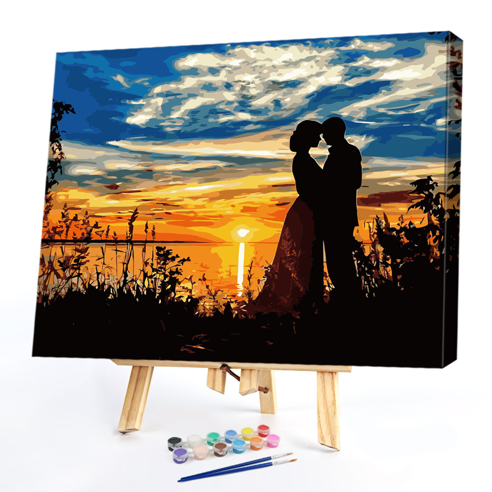 

40*50CM - Paint By Numbers - Sunset Lover, 501 Original