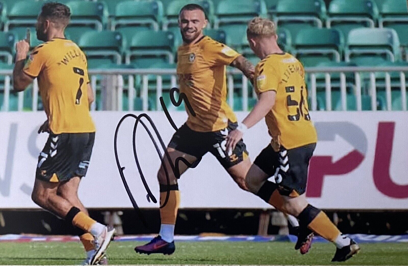 Dom Telford Genuine Hand Signed Newport County 6X4 Photo Poster painting 3