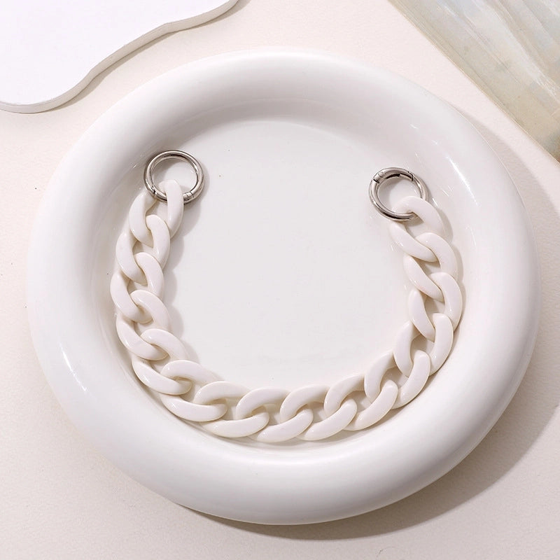 Retro Classic Style Geometric Arylic Mobile Phone Chain