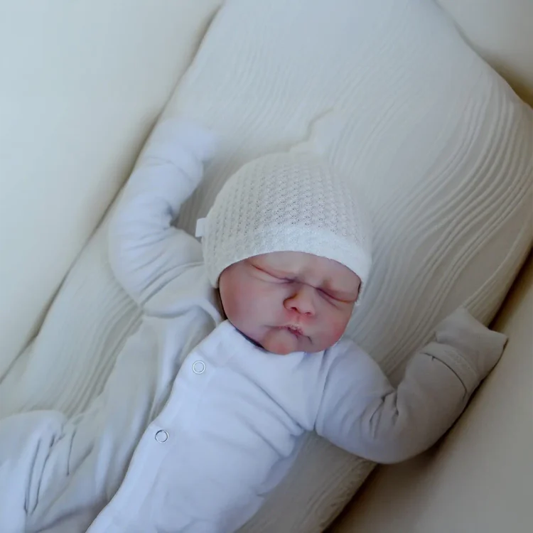  12"&16" Flexible Solid Platinum Liquid Full Silicone Reborn Doll Baby Boy or Girl Derian and Ladina - Reborndollsshop®-Reborndollsshop®