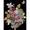 Girl Bouquet Special Shaped 5D DIY Partial Drill Diamond Painting Kits for Adults Beginners Home Decor Diamonds Dots Gem Art 7.87x9.84inch