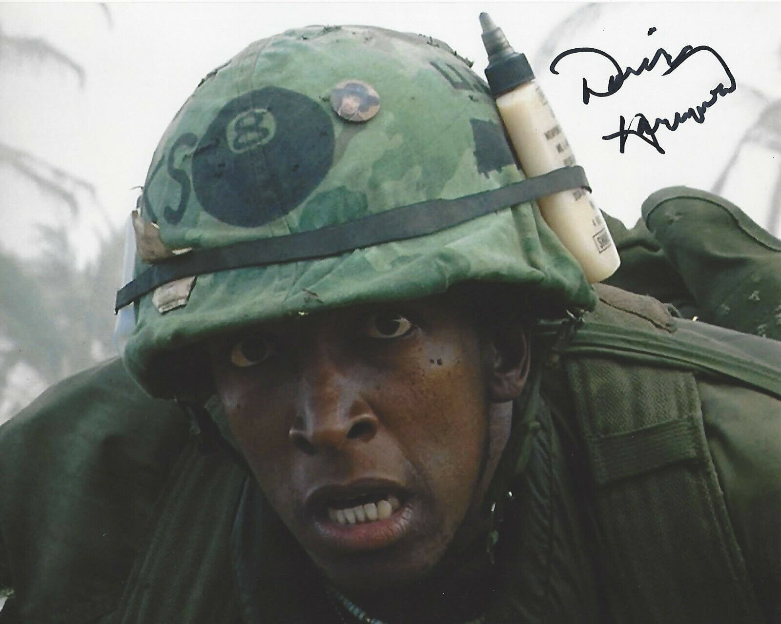 DORIAN HAREWOOD SIGNED 'FULL METAL JACKET' 8x10 MOVIE Photo Poster painting C w/COA ACTOR