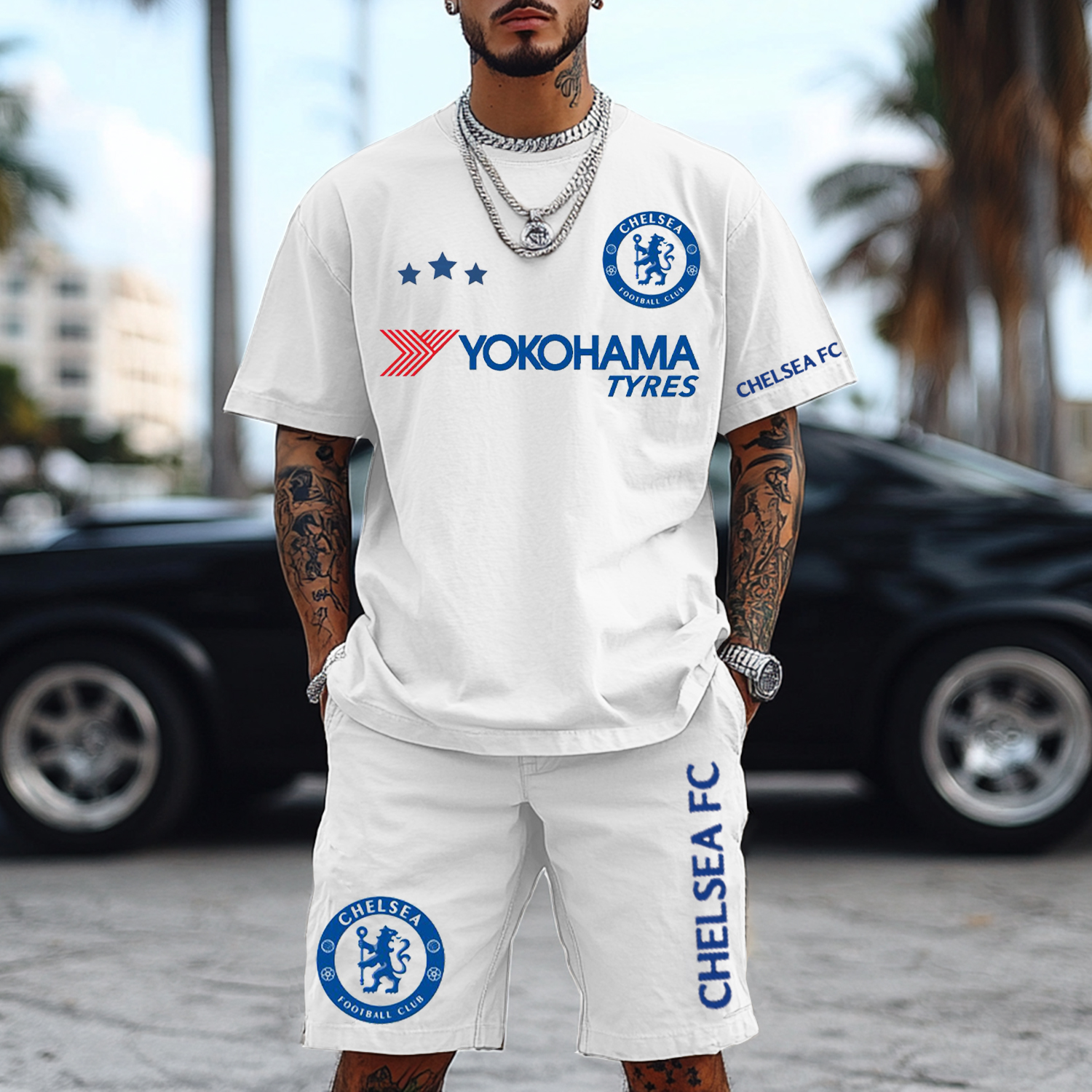 Street Football Print Set / TECHWEAR CLUB / Techwear