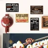 4pcs - Mechanic Tools - Vintage Metal Signs(8*12Inch/12*16Inch) - Warning