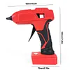 100W Cordless Hot Glue Gun with 5PCS Glue Sticks for Art Craft(for Milwaukee)