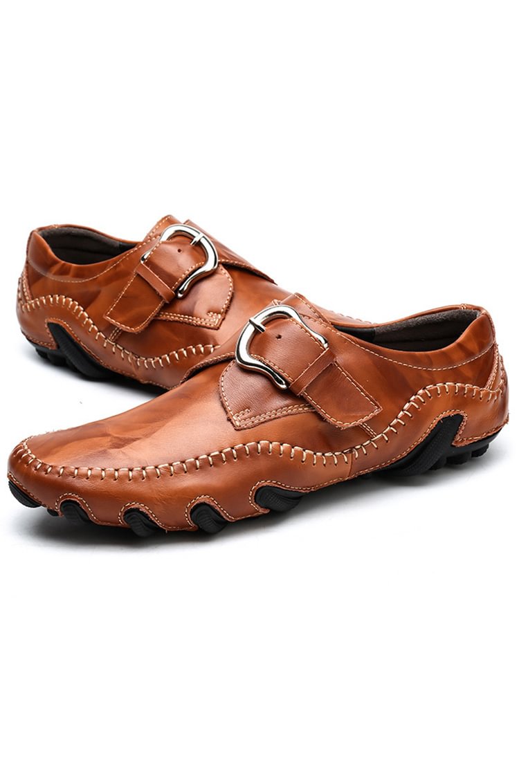 Tiboyz Fashion Men's Casual Leather Shoes