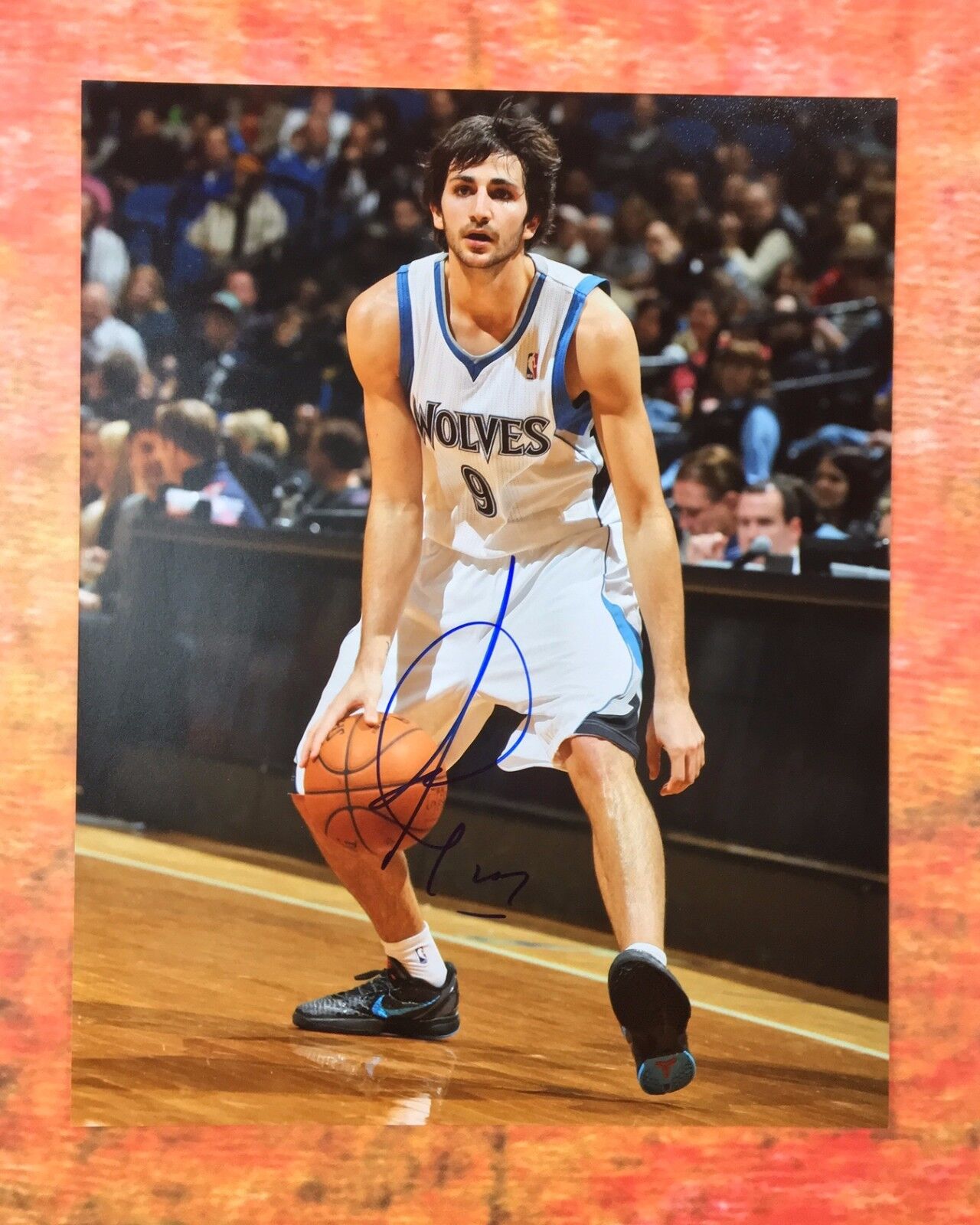 GFA Minnesota Timberwolves * RICKY RUBIO * Signed 11x14 Photo Poster painting RR3 COA