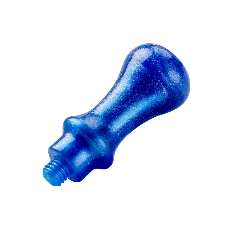 Exquisite Stamp Handle Craft Supplies Art Seal Handle for Gift (Blue)