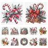 12pcs Christmas Candy-11CT Stamped Cross Stitch Set 12.5*12.5cm/4.92*4.92in tapestrymarket