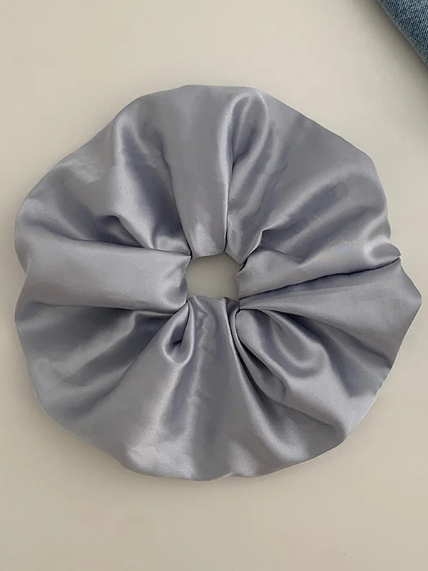 Elasticity Solid Color Scrunchy Hair Accessories