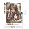 Diamond Painting-DIY Full Round Drill Girl(50*40 CM)