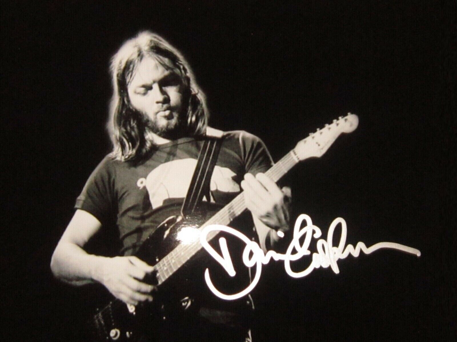 David Gilmour Autographed Signed 8x10 ( Pink Floyd ) Photo Poster painting REPRINT