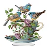 Teetasse Vogel 2d Flachdruck DIY Desktop Diamant Kunst Kits Schlafzimmer Tisch Dekorationen