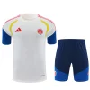 Colombia 26-27 Short-sleeve Tracksuitr White Chandal  