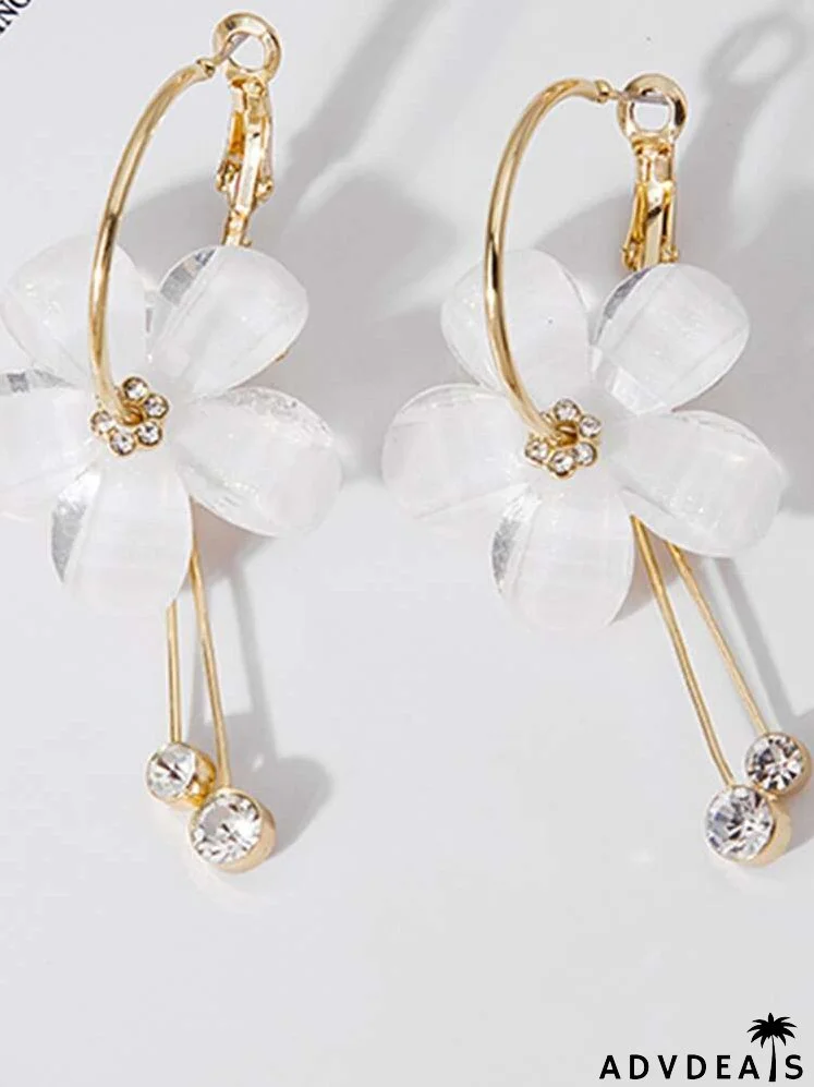 Flower Drop Earrings