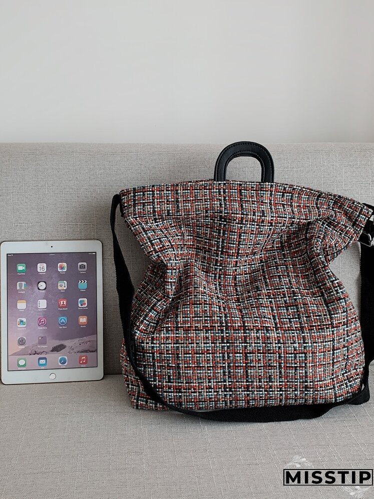 Tweed Tote Bag