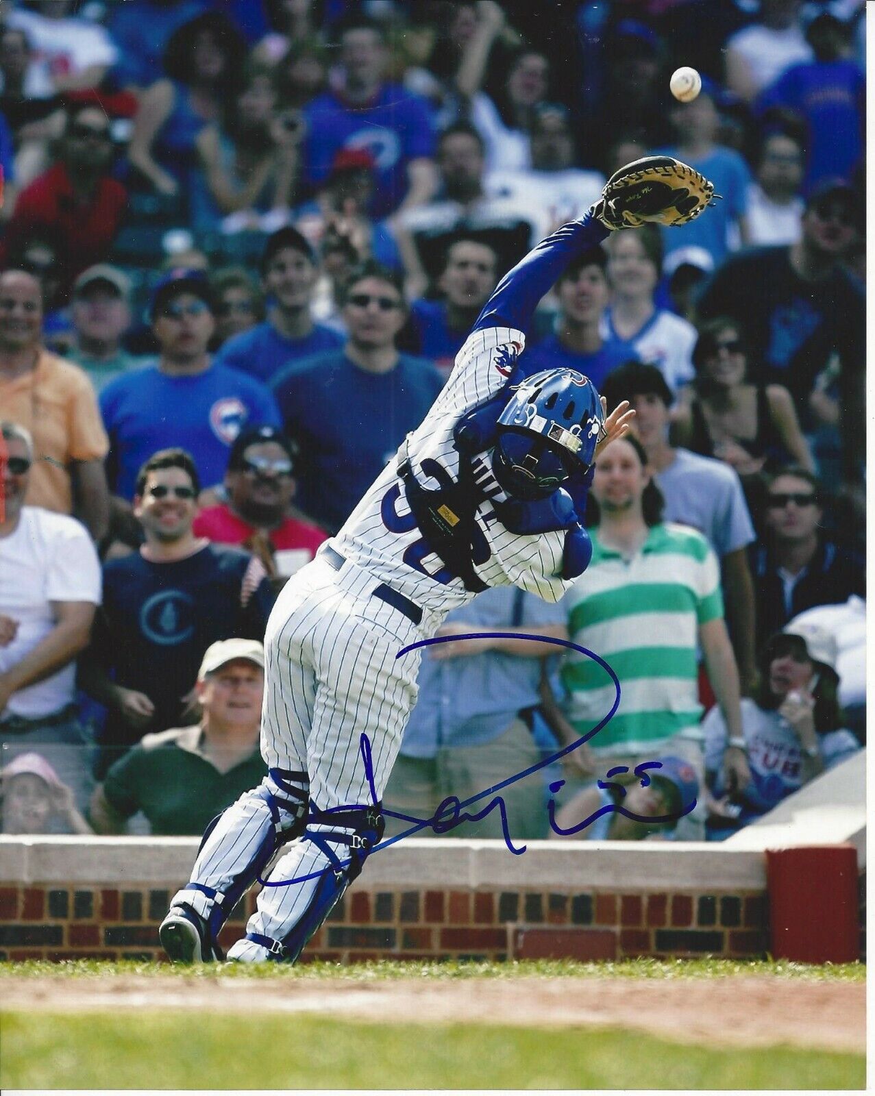 Koyie Hill Autographed 8x10 Chicago Cubs#S993