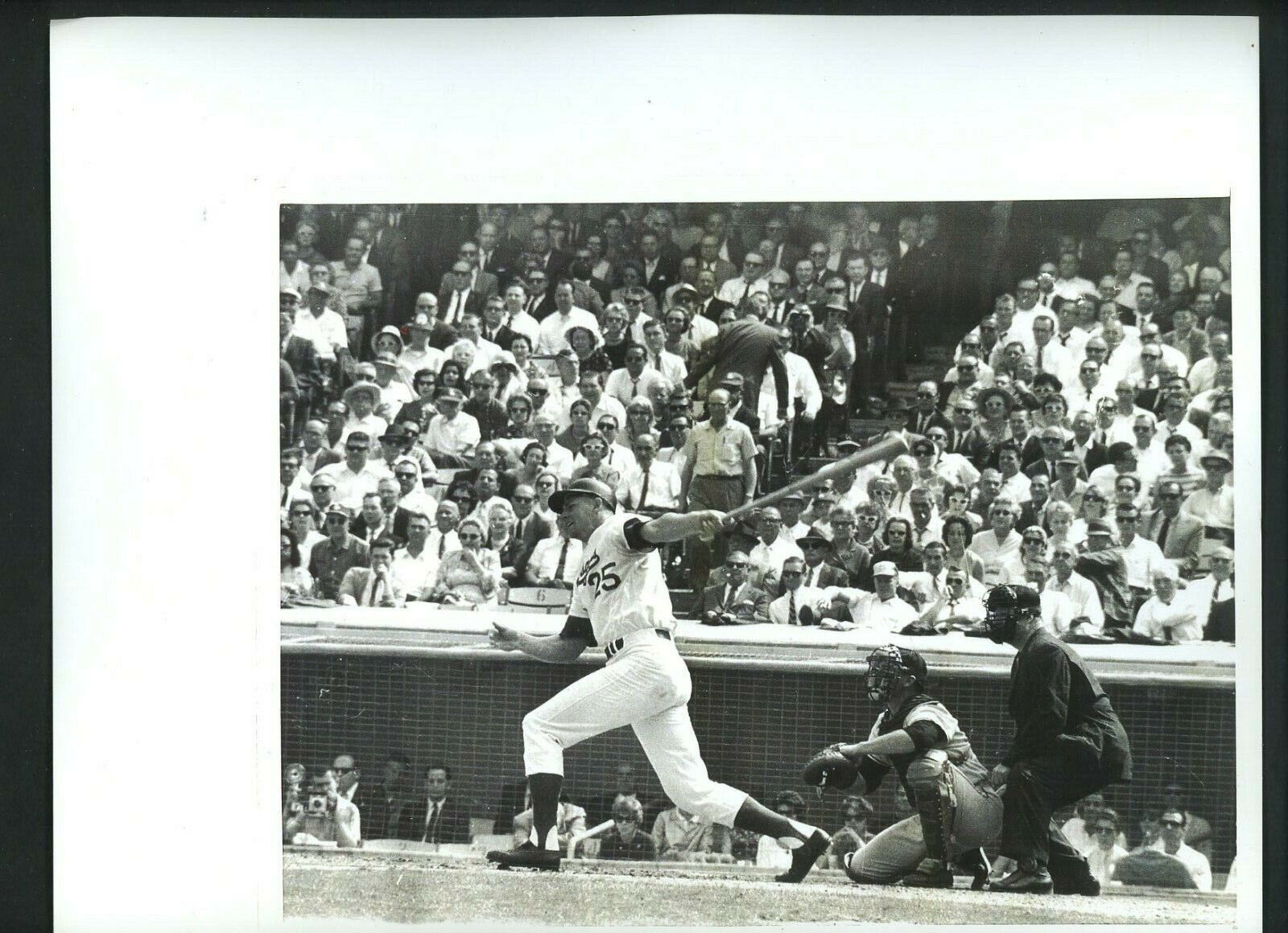 Frank Howard LOT of THREE 1960's Type IV Press Photo Poster paintings Los Angeles Dodgers