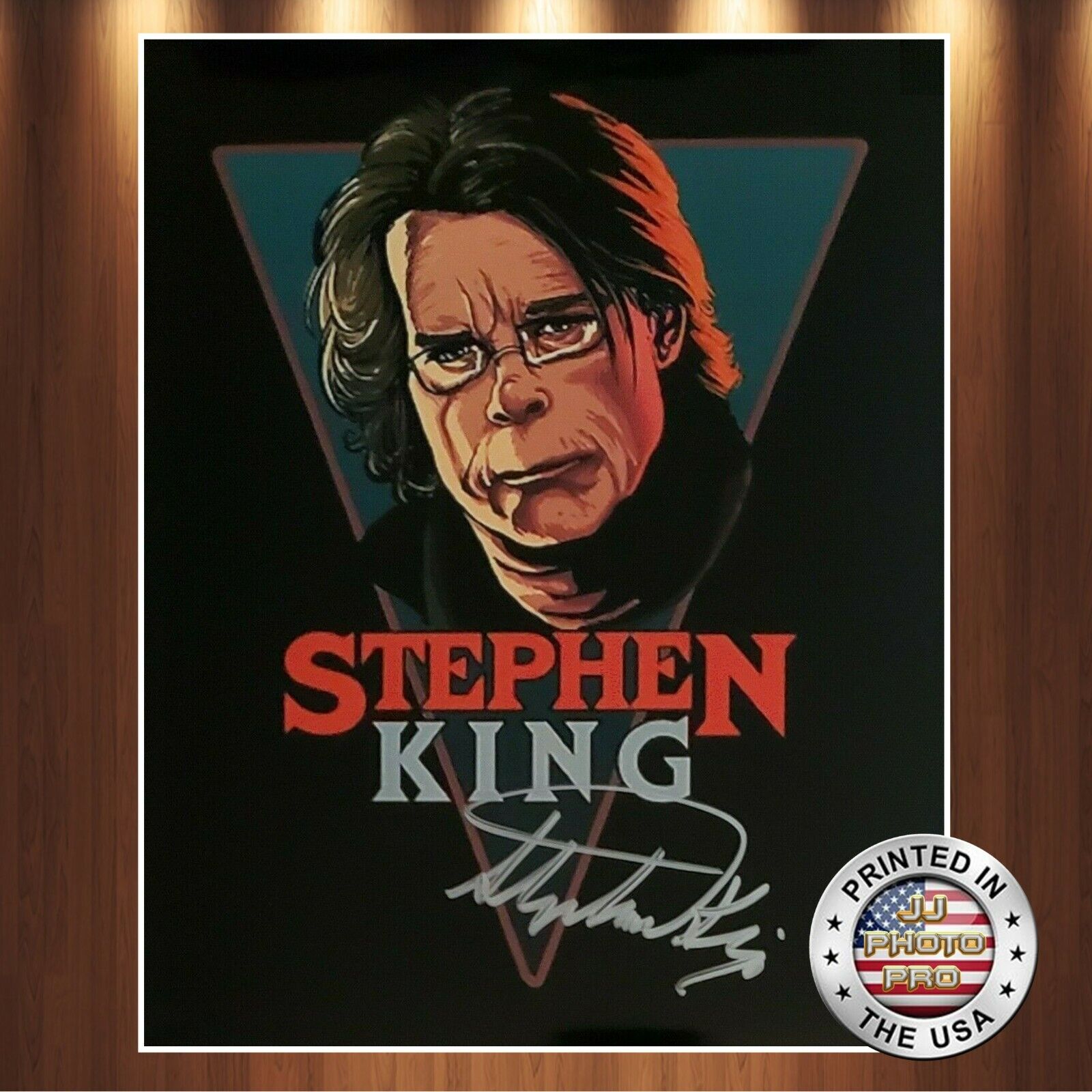 Stephen King Autographed Signed 8x10 Photo Poster painting (IT The Shining) REPRINT