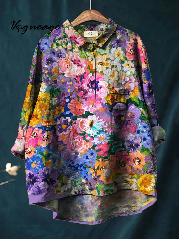 Women's Colorful Printed Shirt