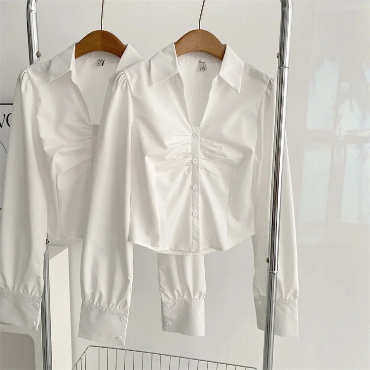 Y2K 3 Piece Set Women Cropped Coat + Long Sleeve Shirt + High Waist Halter Ruffles Mini Dress Korean Chic Fashion Sexy Outfits