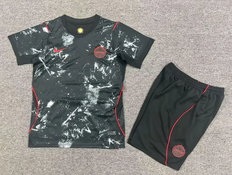2026 Canada National Team Away Football Jersey 1:1 Thai Quality Kids Size