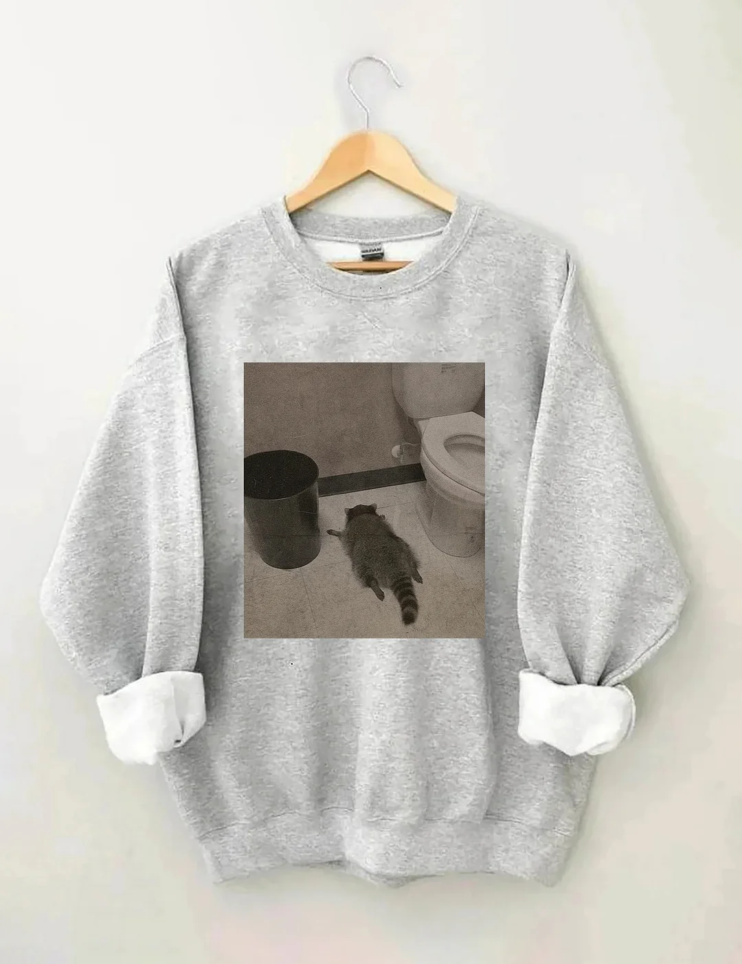Funny Drunk Raccoon Sweatshirt