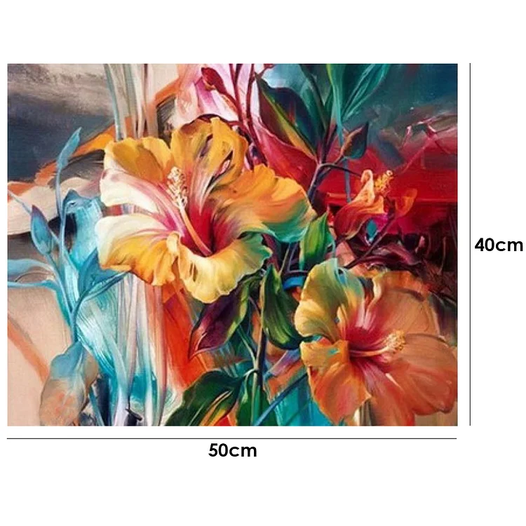 PIPISKY Paint by Numbers Kit for Adults Flowers,Flower Camellia,Capture The  Wonderful Moments of Summer's Flower Sea Through Art,40x50cm,Without Frame  : : Toys & Games