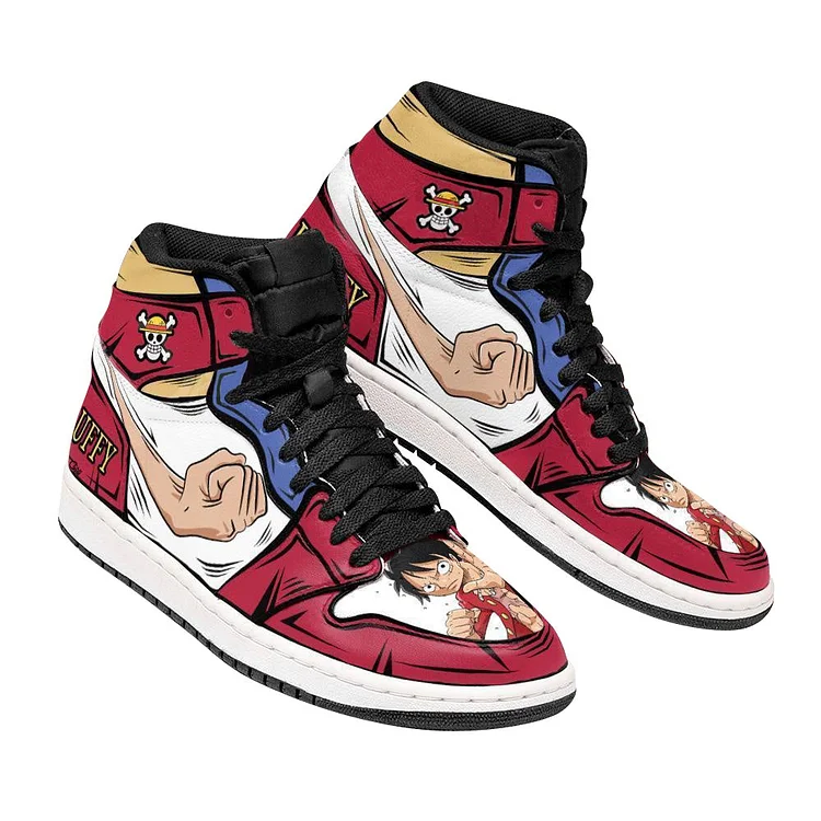Luffy Punch Custom Anime Shoes One Piece Anime