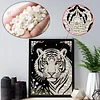 Diamond Painting-DIY Special Shaped Drill Pearl Painting Tiger(30x40cm)