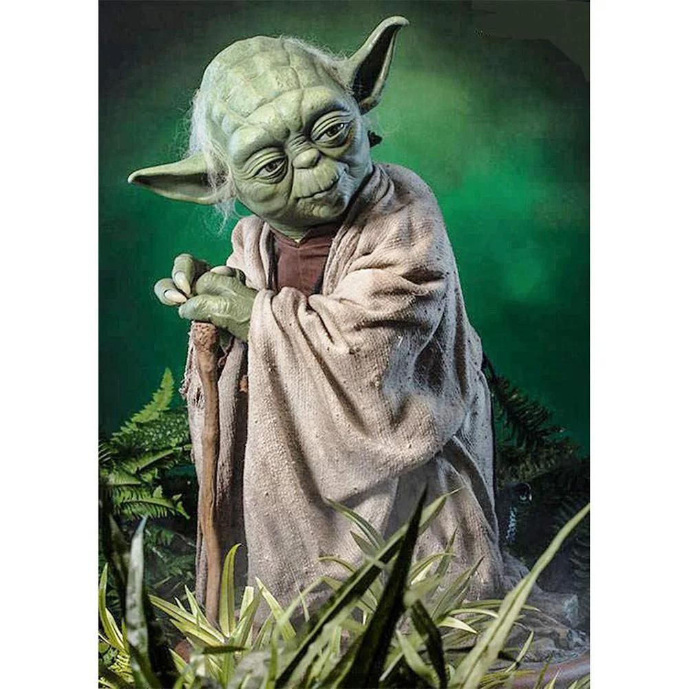 Full Round Diamond Painting Yoda (40*30cm)