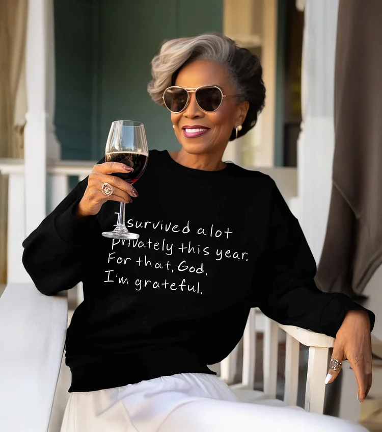 God I Am Grateful Crewneck Sweatshirt