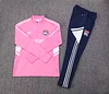 2022/2023 Lyon Half-Pull Training Suit Pink Football Shirt Set love fball