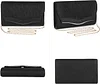Abendtasche Damen Clutch Handtasche mit Kette Modisch Envelope Tasche Geldb&ouml;rse Brauttasche Kleine Umh&auml;ngetasche Unterarmtasche f&uuml;r Hochzeit Cocktailparty Tanzparty Geburtstag Bankett Blau