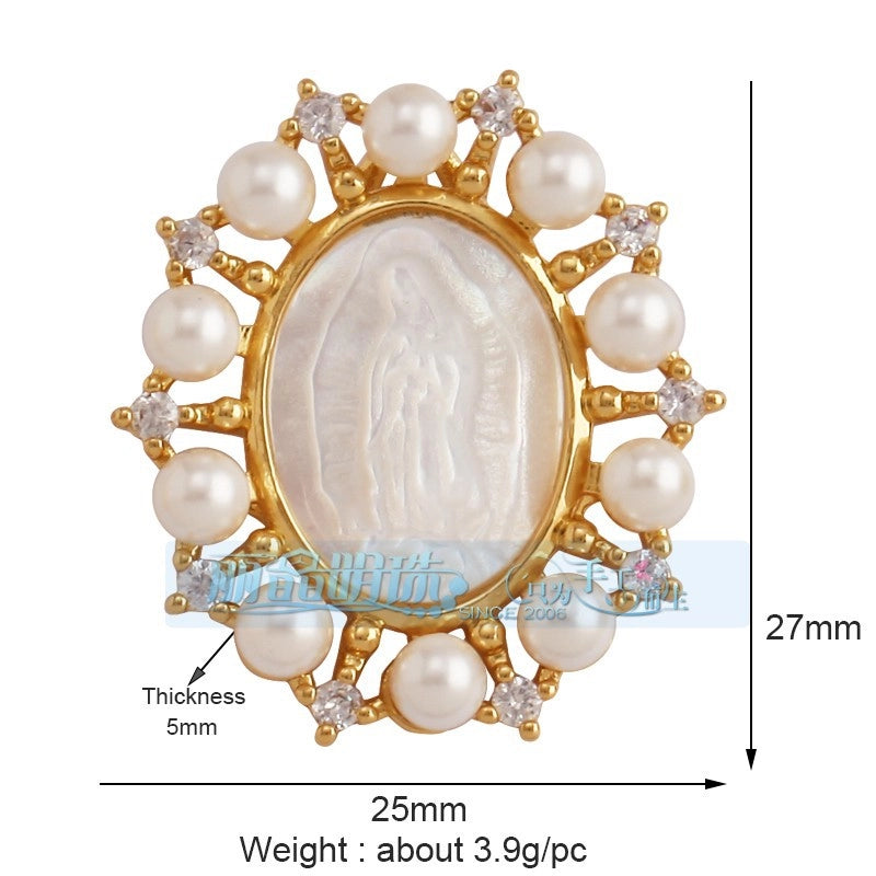 1 Piece 17*24mm 20 * 23mm Copper Human Pendant Jewelry Accessories