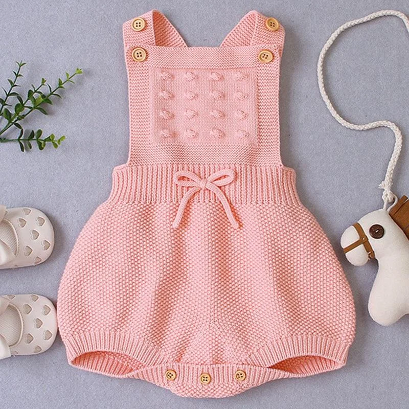 Baby Romper Jumpsuit Autumn Sweater Baby Knitted Sweater Jumpsuit Children Warm Clothing Fashion Jumpsuit