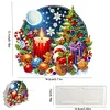 Acrylic Double Sided Christmas 5D DIY Diamond Art Paper Towel Storage Rack Napkin Holder Kit