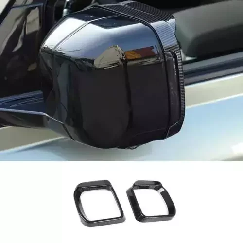 Dronehint For Land Rover Defender Trim Carbon Fiber 2020-2023 Rearview Mirror Rain Eyebrow (For: Land Rover) Parts