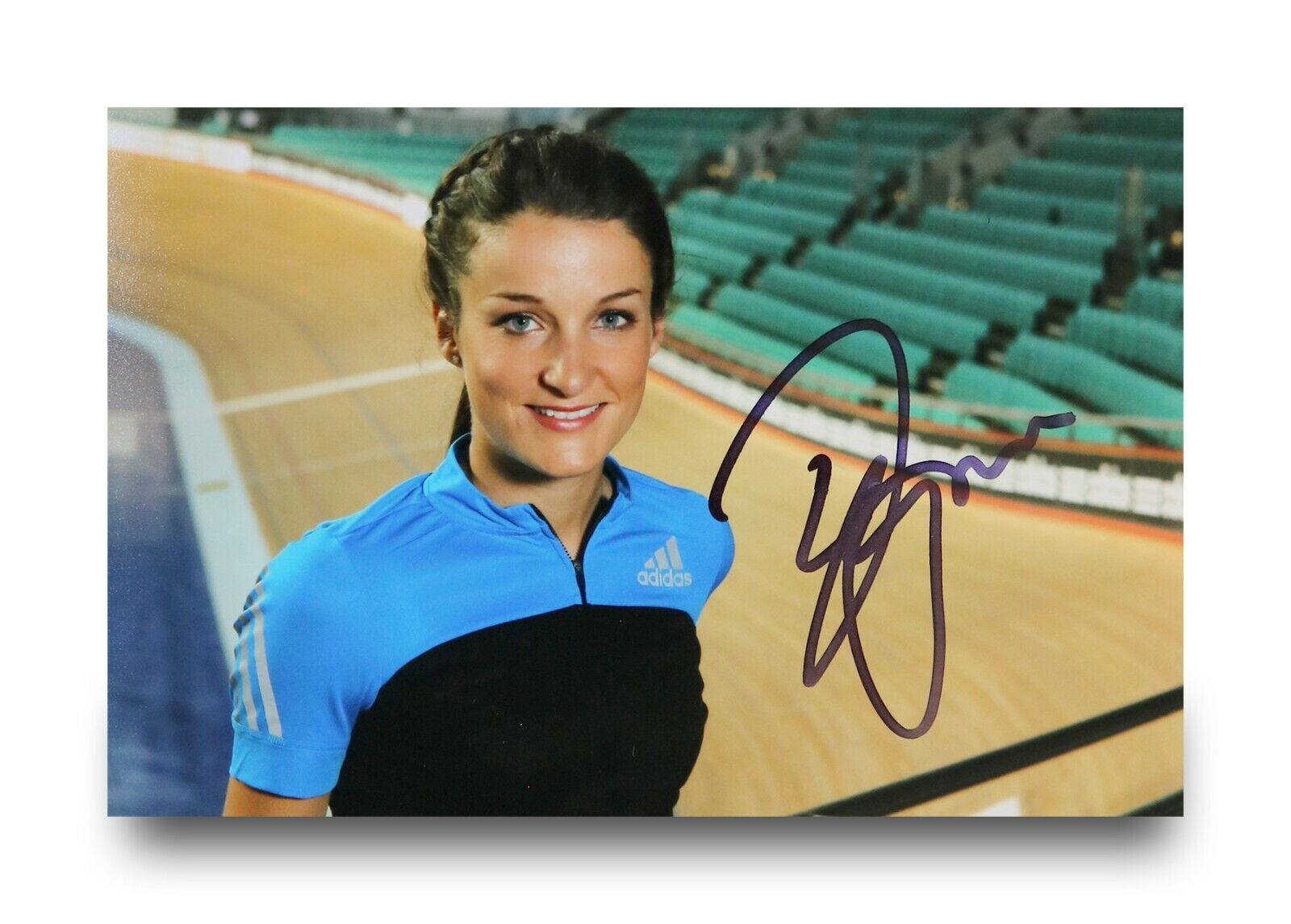 Lizzie Deignan Armitstead Signed 6x4 Photo Poster painting Road Race Cycling Autograph + COA