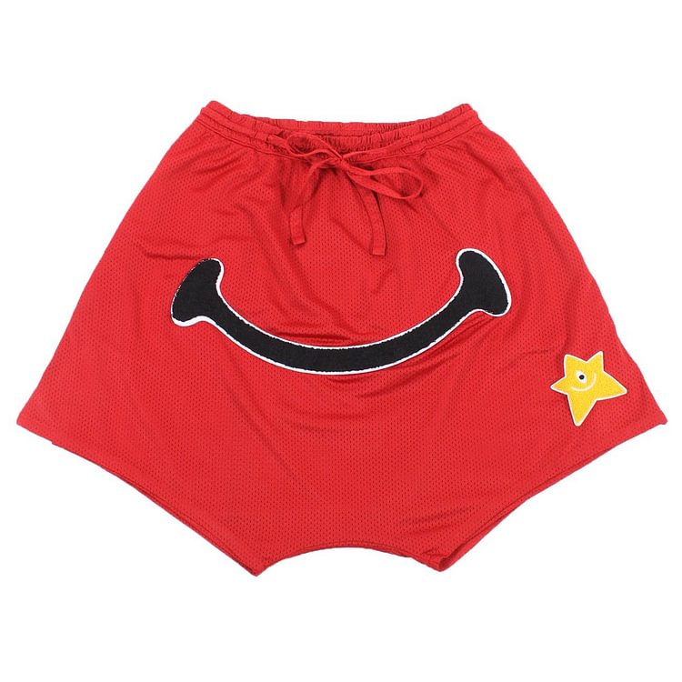 Men's Smiley Shorts Athletic Pants