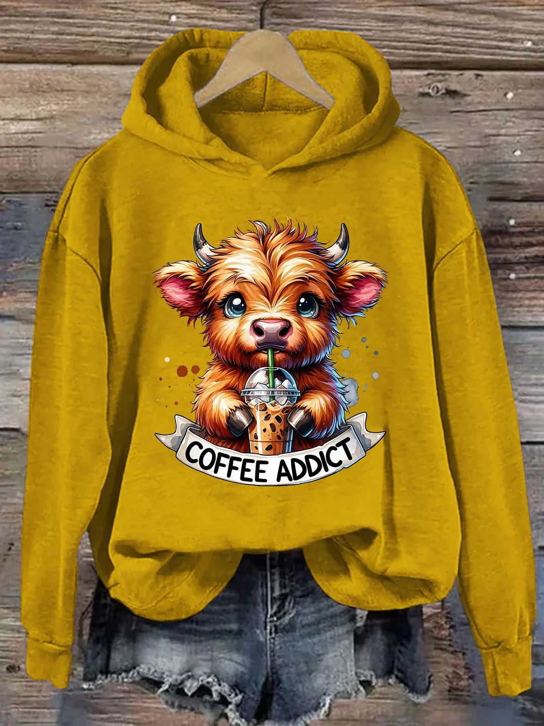 Cute Highland Cow Hoodie