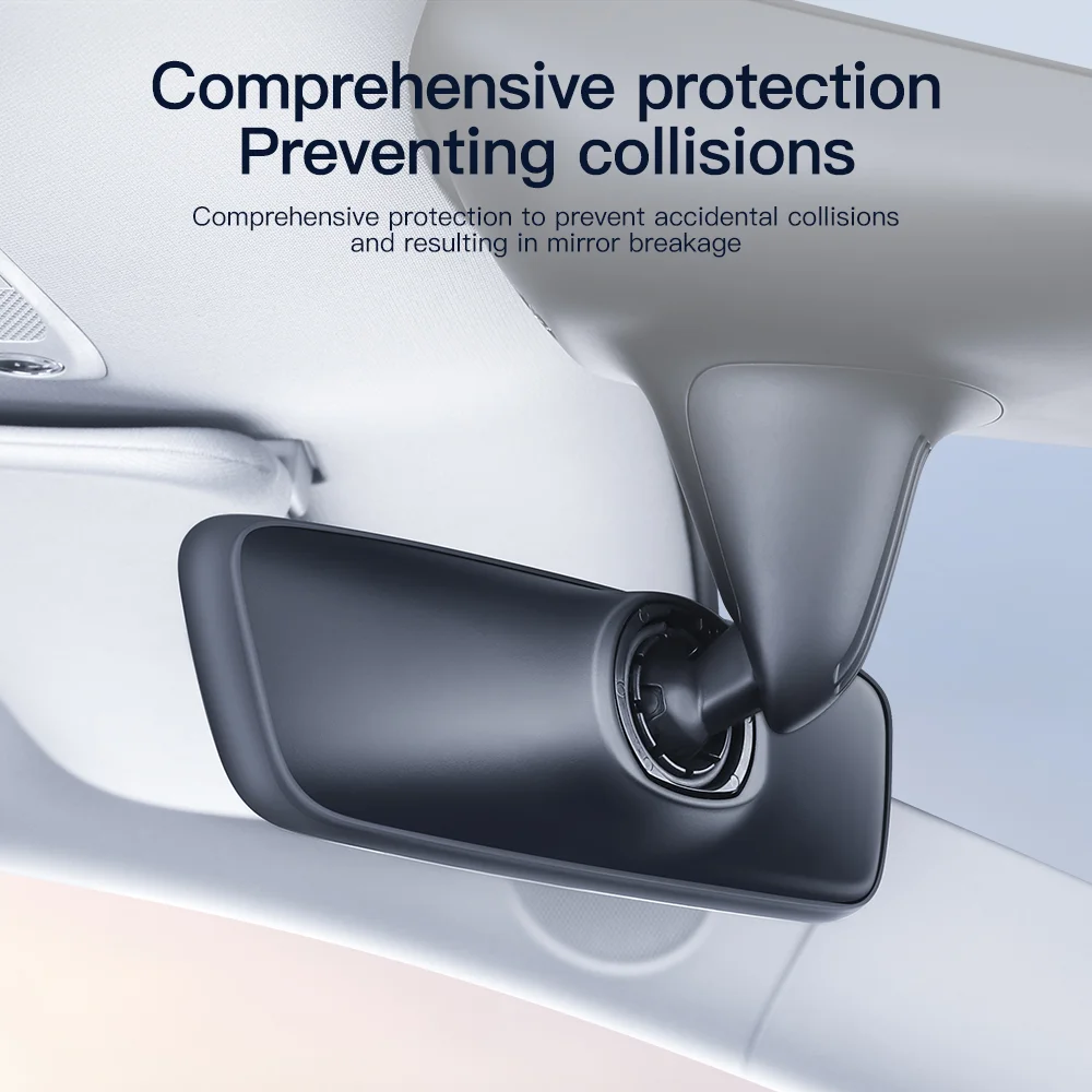 YONZEE Tesla Inner Rearview Mirror Protective Silicone Cover For Model 3/Y