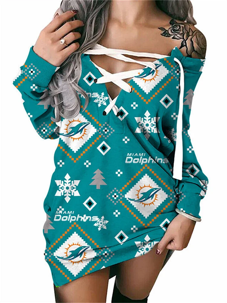 Miami Dolphins
Limited Edition Lace-up Sweatshirt
