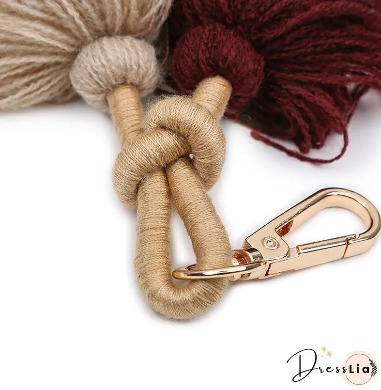 Paziye Bohemian Creative Tassel Bag Pendant