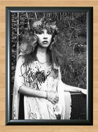 Stevie Nicks Fleetwood Mac Signed Autographed Photo Poster painting Poster Print Memorabilia A2 Size 16.5x23.4