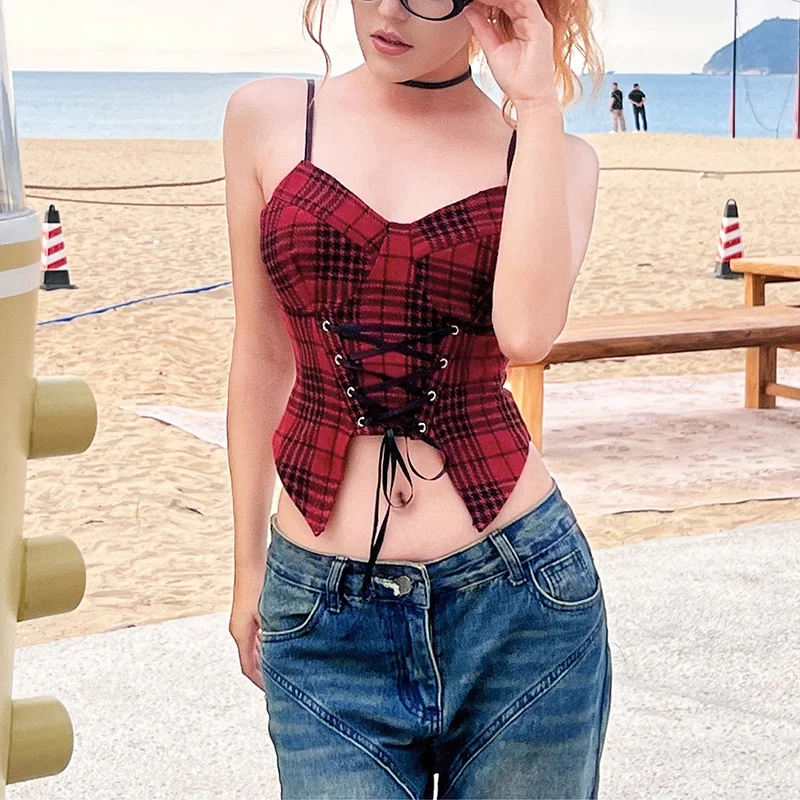 Uveng Spring 2024 New Women's Sexy Hottie With Tective Chest Tsets